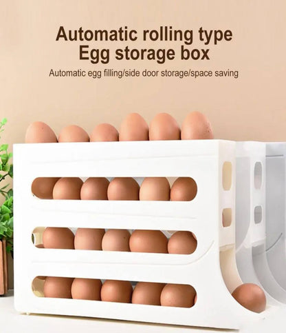 Organizador de huevos rodante