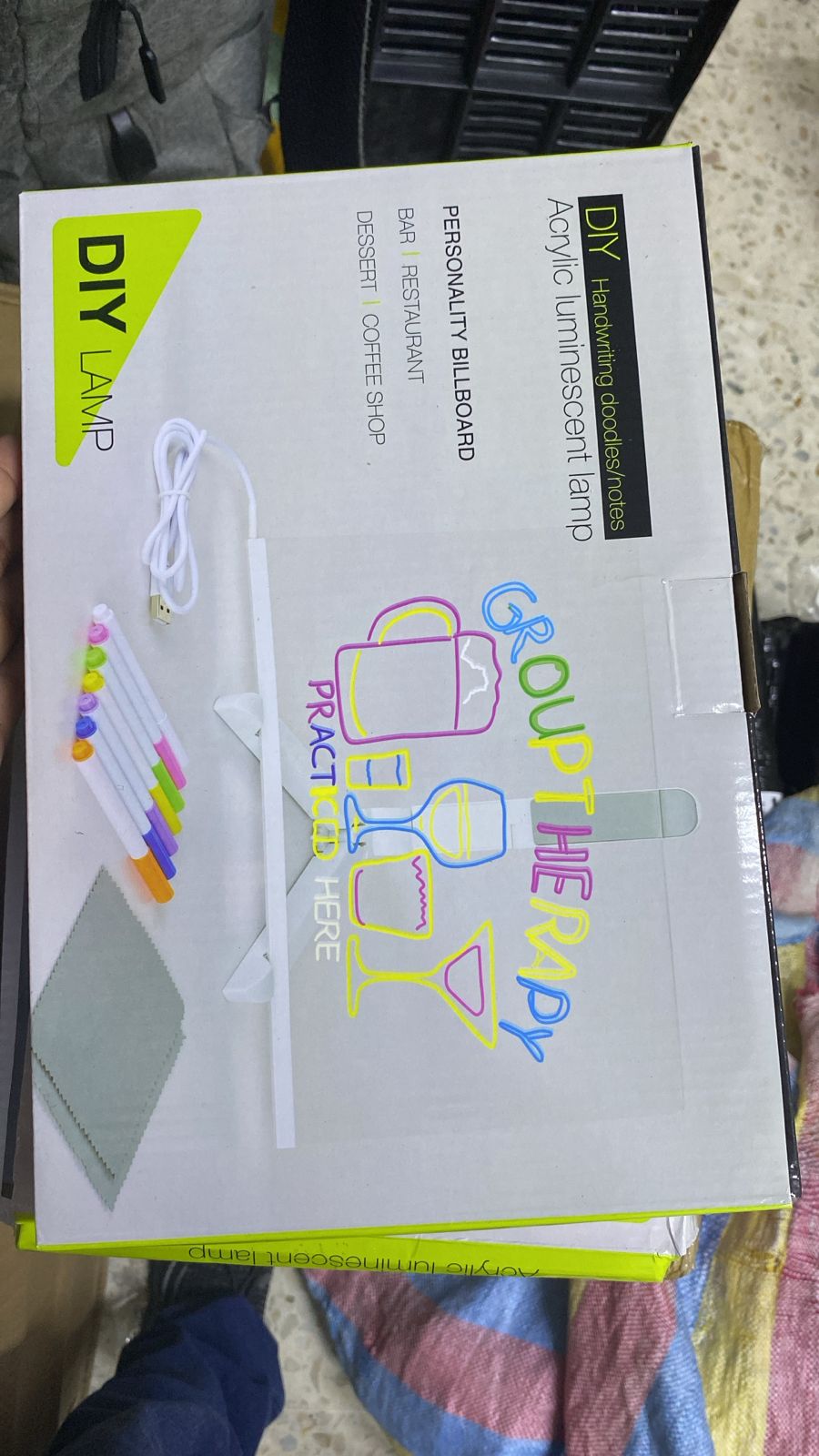 Tablero LED en Acrilico (30X20CM)