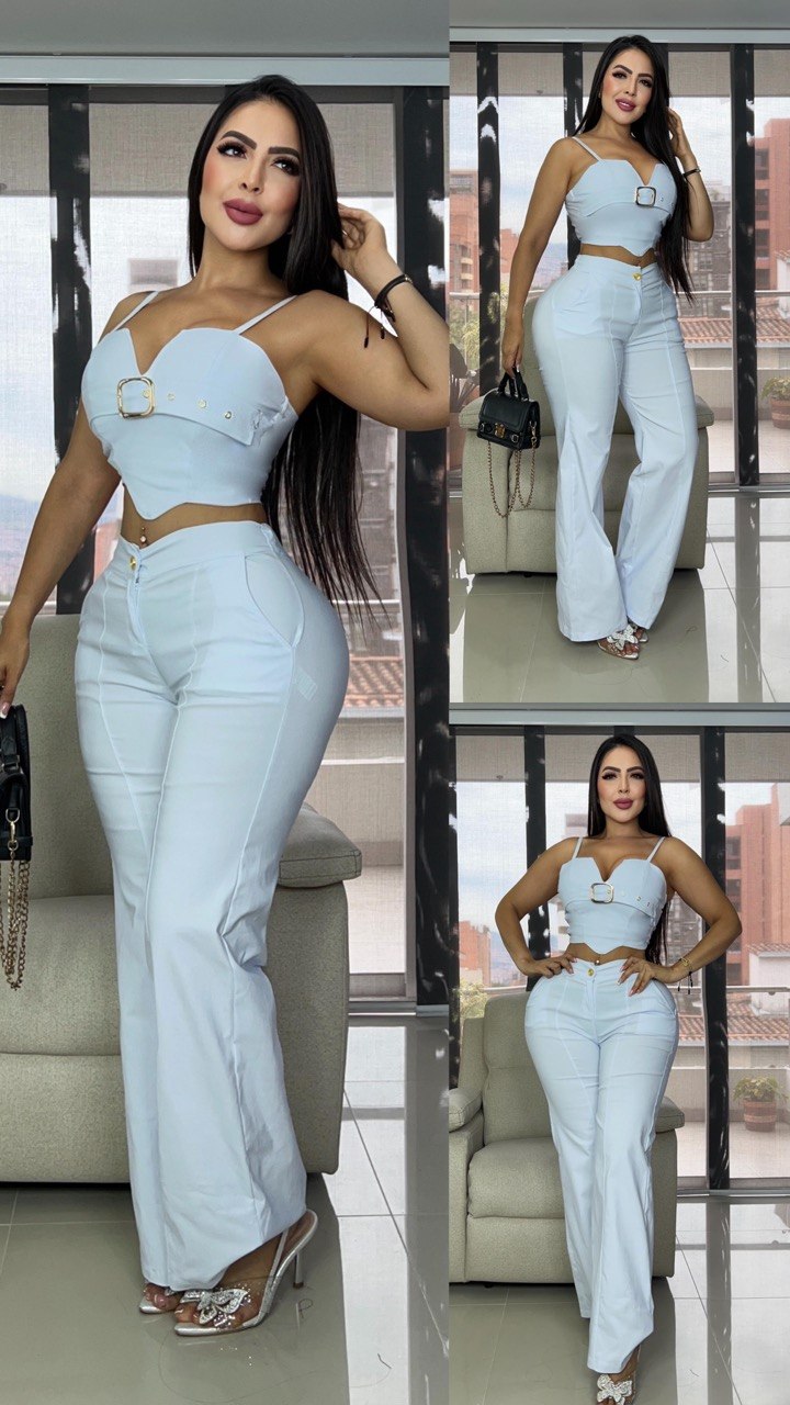 Blusas ebilla y pantalón 2262