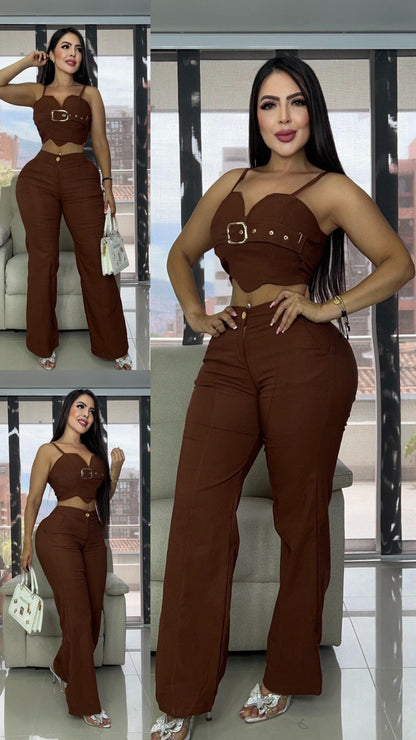 Blusas ebilla y pantalón 2262