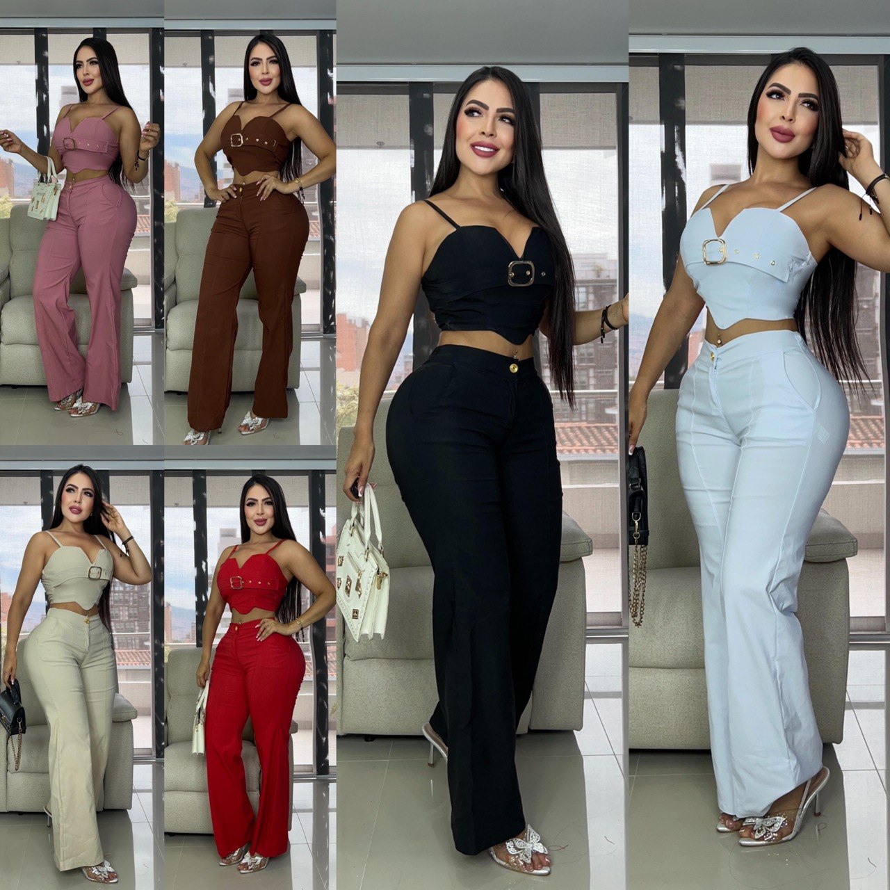 Blusas ebilla y pantalón 2262