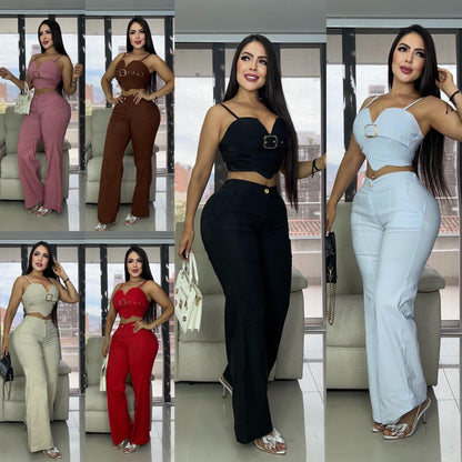 Blusas ebilla y pantalón 2262