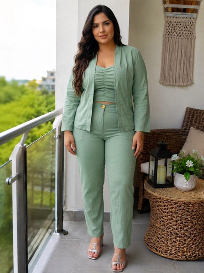 Conjunto Blazers,pantalón blusa  X113